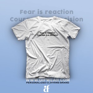 تیشرت Fear and Courage
