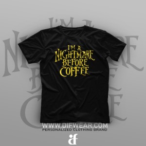 تیشرت Nightmare Before Coffee