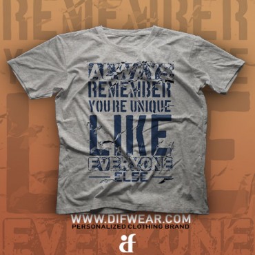 تیشرت Always Remember You're Unique