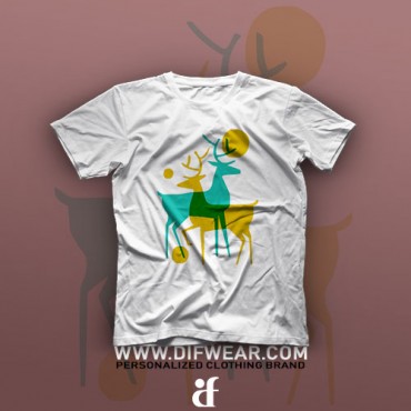 تیشرت Couples Deer