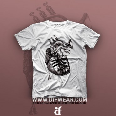 تیشرت Heart Of Music