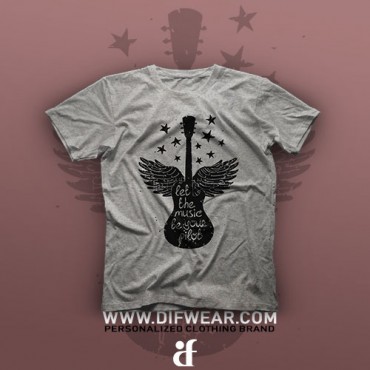 تیشرت Let The Music Be Your Pilot