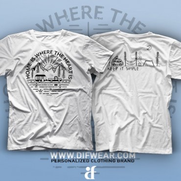 تیشرت Home Is Where The Heart Is