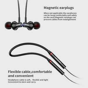 هدست بلوتوثی لنوو مدل NAS NECKBAND HE05X HANGING TWS
