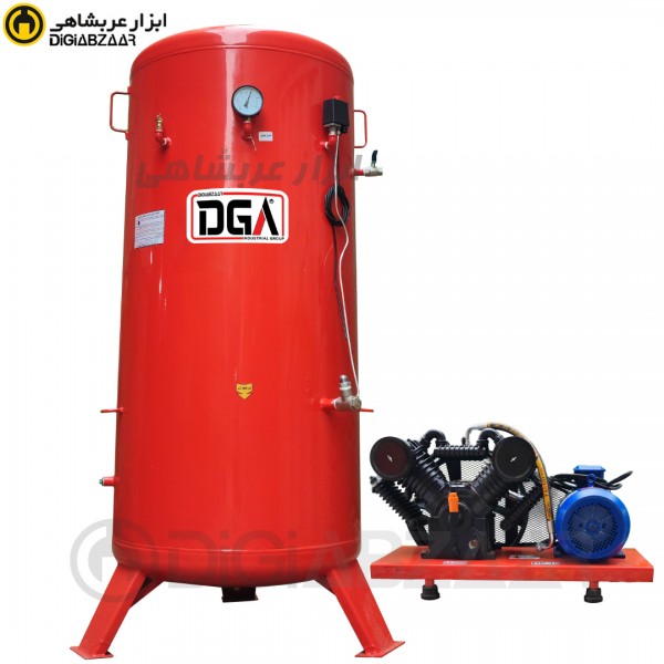 کمپرسور هوا 1000 لیتری ایستاده عربشاهی 10 اسب با تابلو برق مدل DGA20816