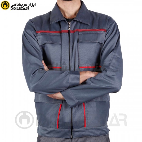 کاپشن تک مولکول طوسی سایز XXL