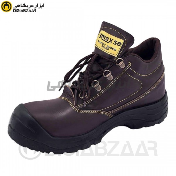 کفش کار ( پوتین ایمنی ) ایمن پا تری مکس قهوه ایی سایز 45