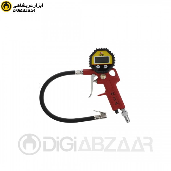 درجه باد والف کارگاهی دیجیتال قرمز تاپکس (TOPEX)