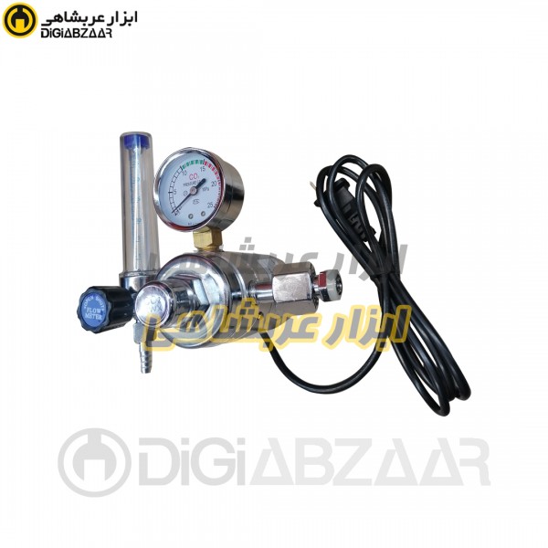 رگلاتور فلومتردار CO2 گرمکن دار