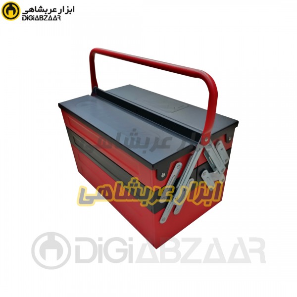 جعبه ابزار فلزی سه طبقه 36 سانت ایران پتک مدل TG 1110