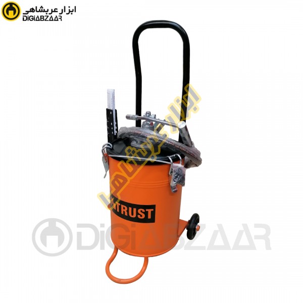 گریس پمپ 10 کیلویی سطلی چرخدار تراست