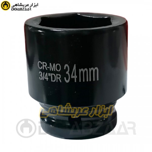 بکس 34 میل کوتاه مشکی 3.4 اینچ 6 پر توسن