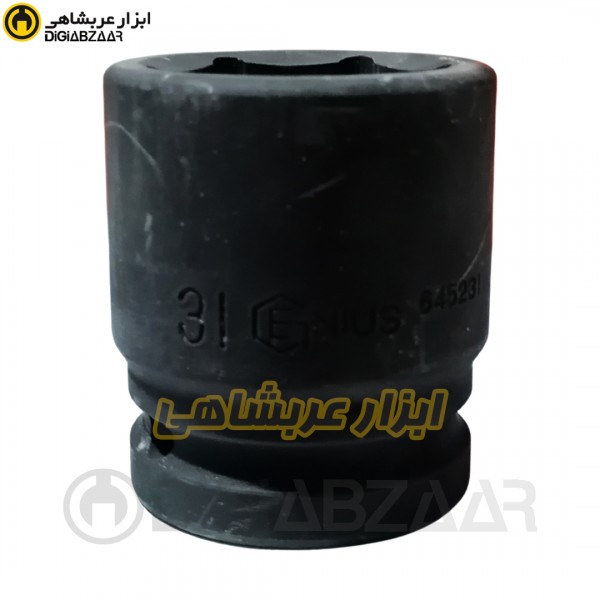 بکس 31 میل کوتاه مشکی 3.4 اینچ  6 پرجنیوس مدل 645231