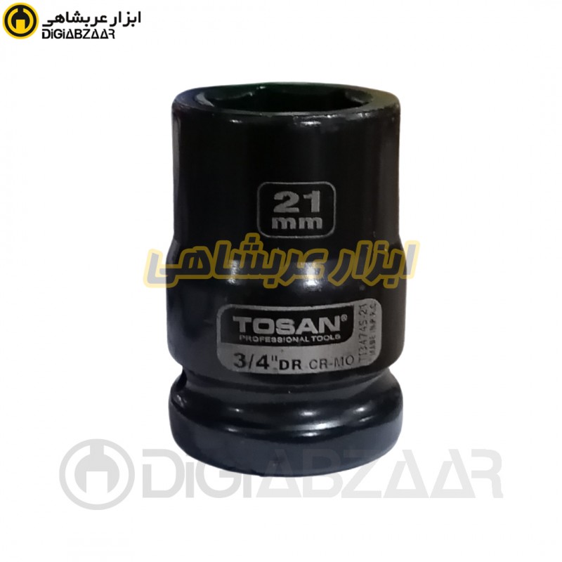 بکس 21 میل کوتاه مشکی درجه یک توسن TOSAN