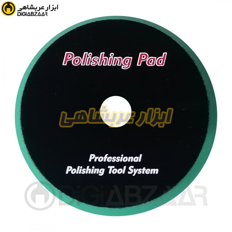 پد اسفنجی چسبی 125 میل مشبک سبز شین SHAIN