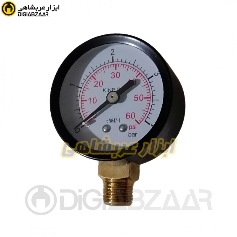 مانومتر 5 سانت 1.4 اینچ 4 بار مناسب برای دیگ کاربید کینتیک