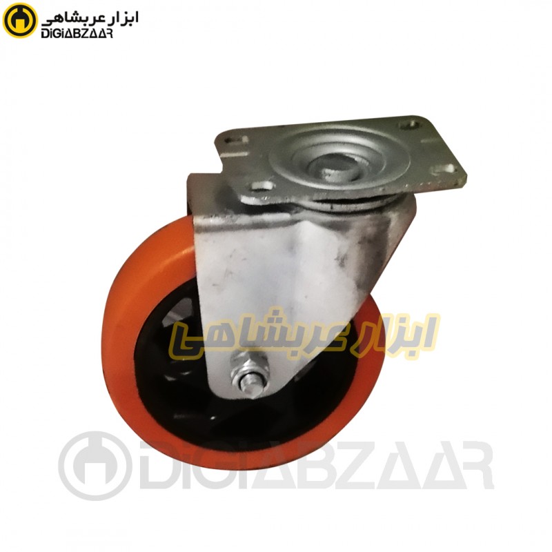 چرخ 12.5 کفی گردان بلبرینگی نارنجی