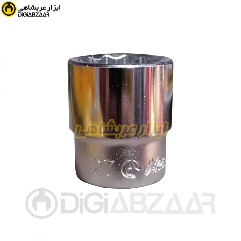 بکس 27 میل کوتاه سفید 1.2 اینچ 12 پرهنس HANS