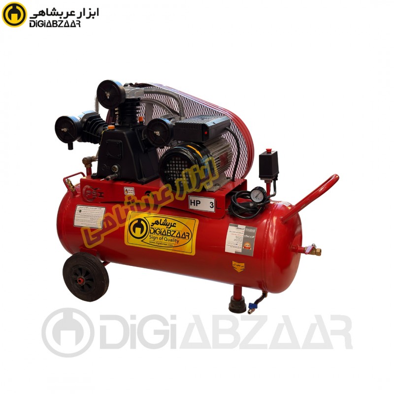 کمپرسور 80 لیترخوابیده 3 سیلندر DGA3065