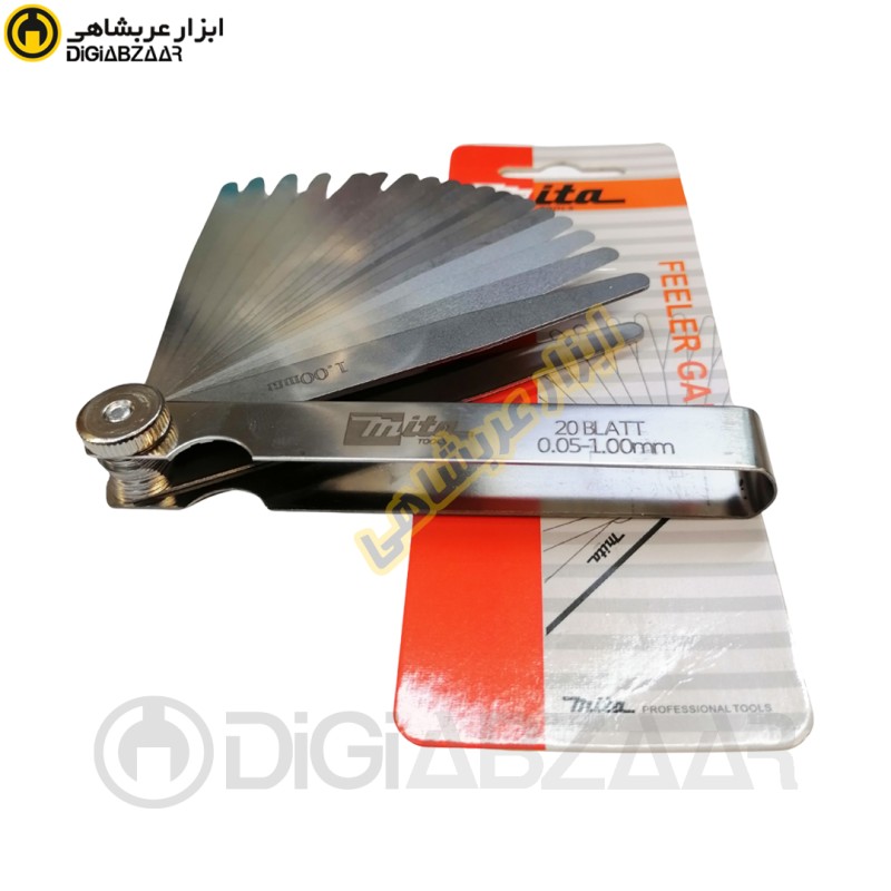 فیلر 20 تیغ سواری (اعدادحک شده) از 0.05تا1.00 میتا تولز