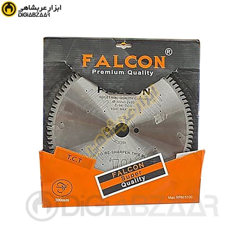 تیغ آلومینیوم/ام دی اف سایز300(96دندانه)فالکونFALCON