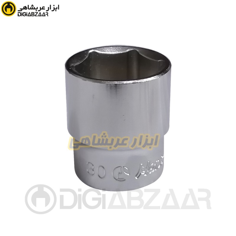 بکس 30 میل کوتاه سفید 1/2 اینچ 6 پر درجه یک هنس HANS