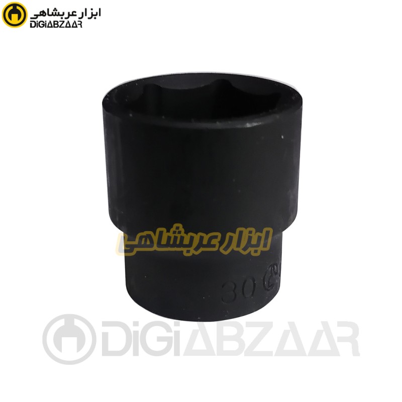 بکس 30 میل کوتاه مشکی 1/2 اینچ 6 پر درجه یک هنس HANS