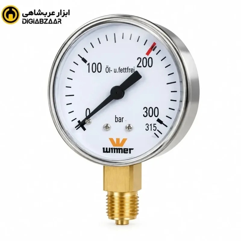 مانومتر رگلاتور اکسیژن 315 بار وینر WINNER