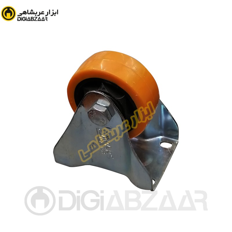 چرخ 7.5 ثابت بلبرینگی نارنجی