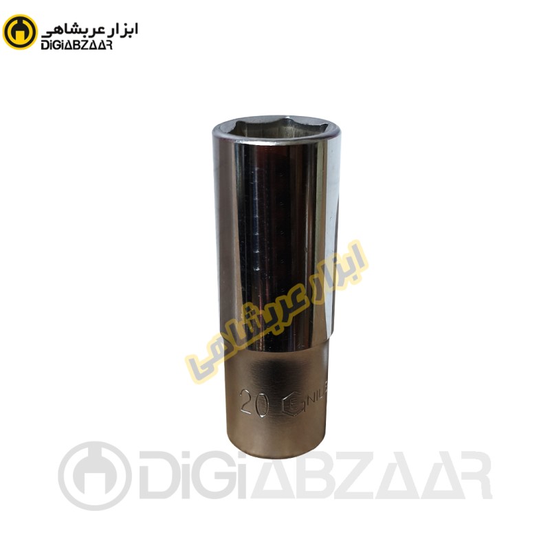 بکس 20 میل بلندسفید 1/2 اینچ 6 پر مدل 427820 جنیوس 