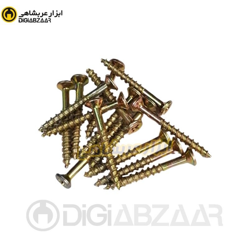 پیچ رول خودکار 4 سو توس سایز  1.5*8 به طول 3.5 سانت