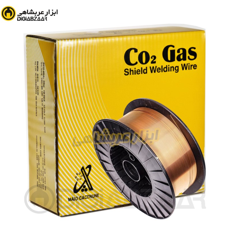 سیم co2 قرقره پلاستیکی 0.8 پارس (15کیلویی)