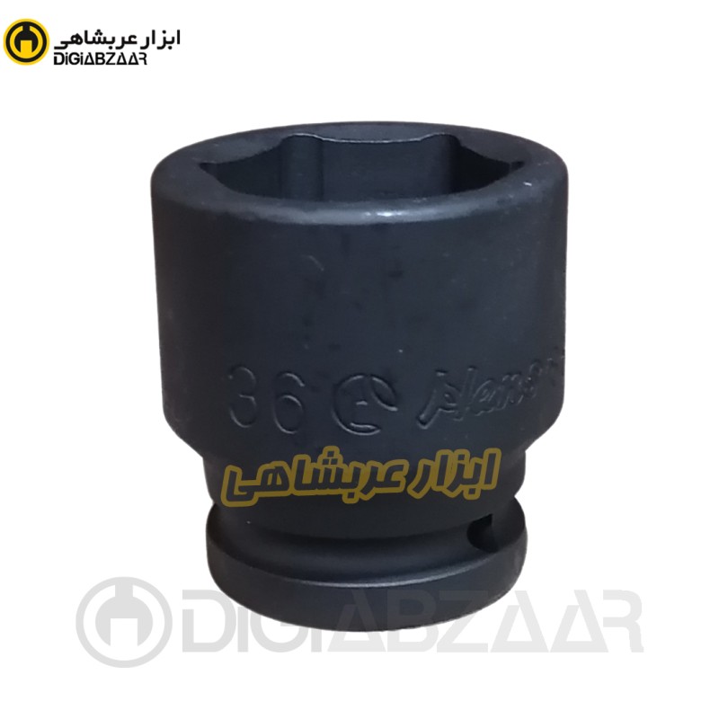 بکس سایز 36 میل 3/4 اینچ کوتاه مشکی هنس