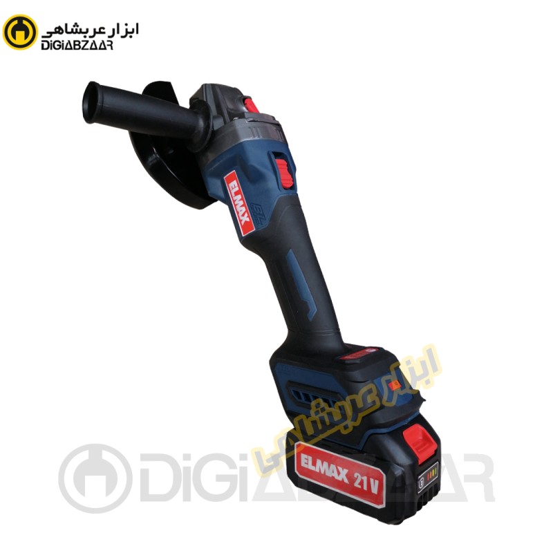 مینی فرز شارژی 21 ولت براشلس المکس ELMAX مدل A.G 3653 (با کیف)