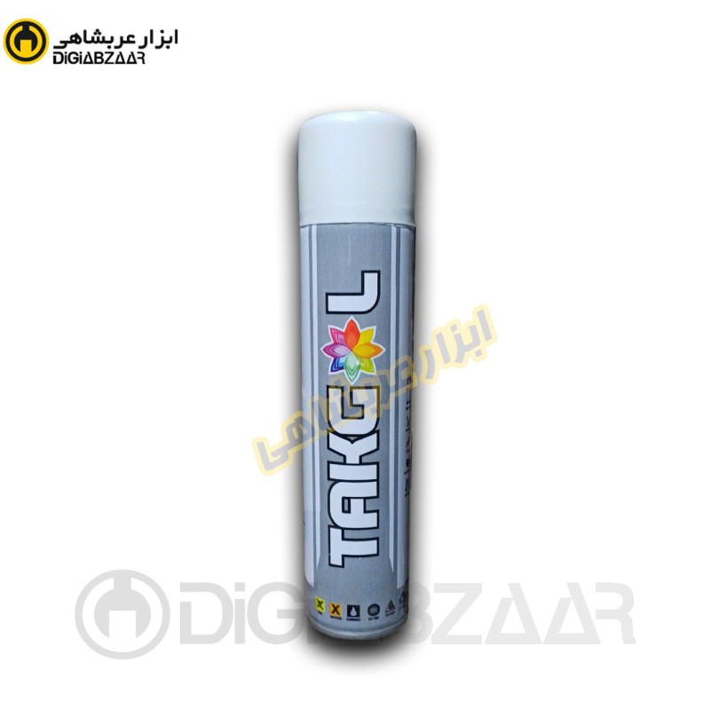 اسپری رنگ سفید تک گل