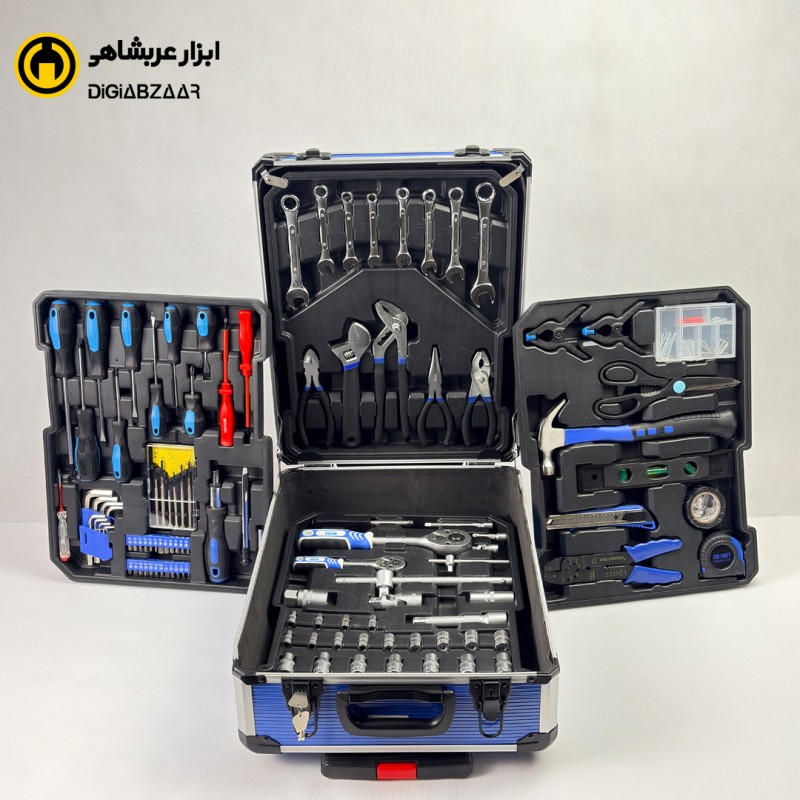 جعبه ابزار چمدانی187 پارچه باس