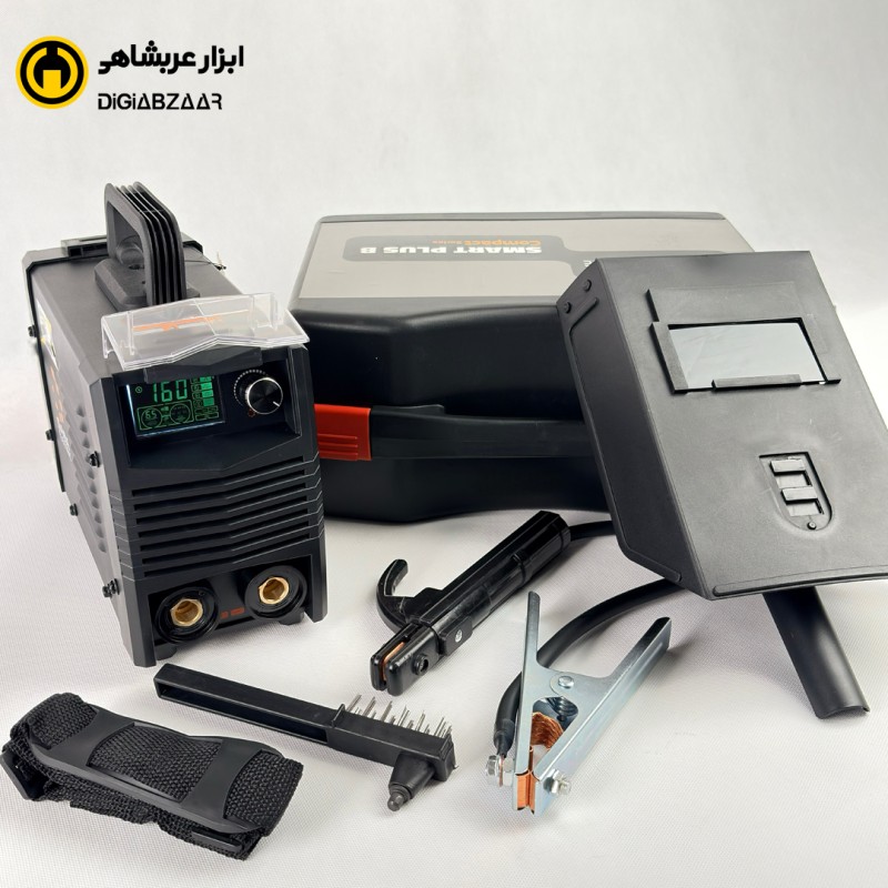 دستگاه جوش نمایشگر دار 160 آمپر صبا الکتریک (با لوازم) مدل SMART PLUS B