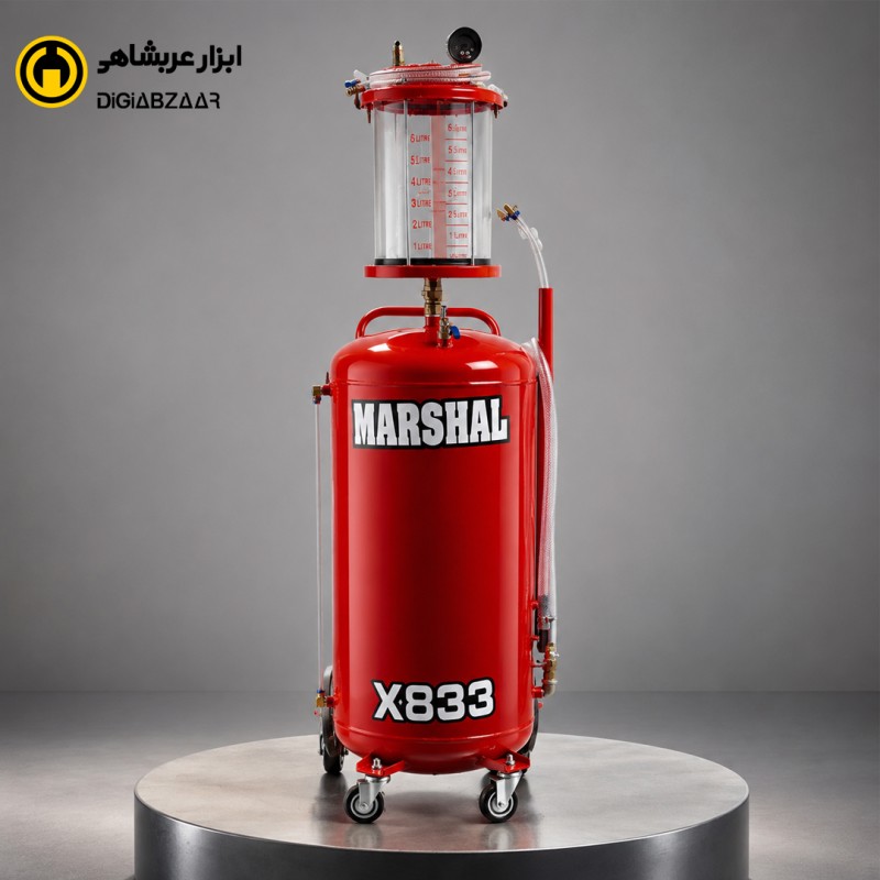 ساکشن روغن بادی مارشال 100 لیتری