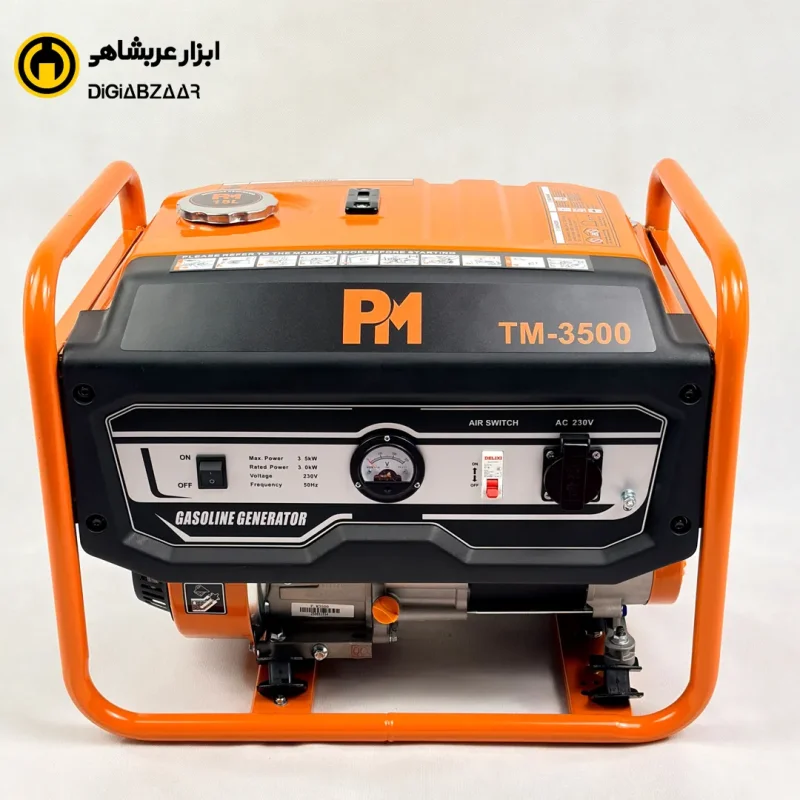 موتور برق بنزینی 3.5 کیلووات پی ام مدل TM3500 