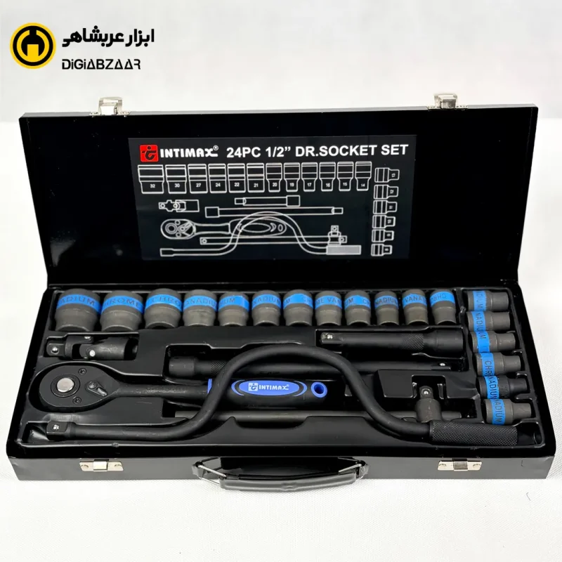 جعبه بکس مشکی 24 پارچه 6 پر 1.2 اینچ اینتیمکس مدل 4007