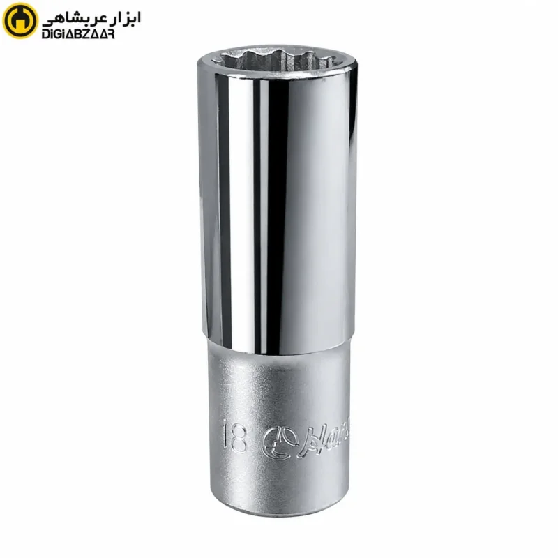 بکس 18 میلی‌متر 1/2 اینچ بلند سفید 12 پر هنس HANS