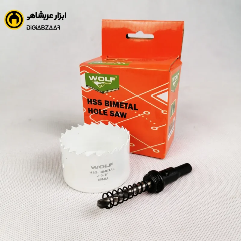 گردبر چوب BIMETAL همراه با دنباله ولف سایز 60 میل