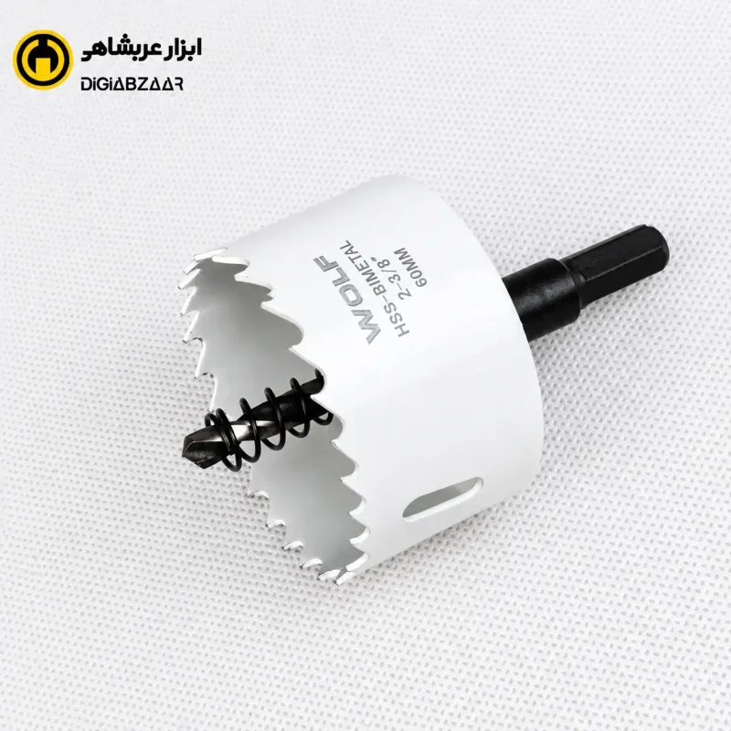 مته گردبر بای متال با دنباله 60 میلی متر ولف