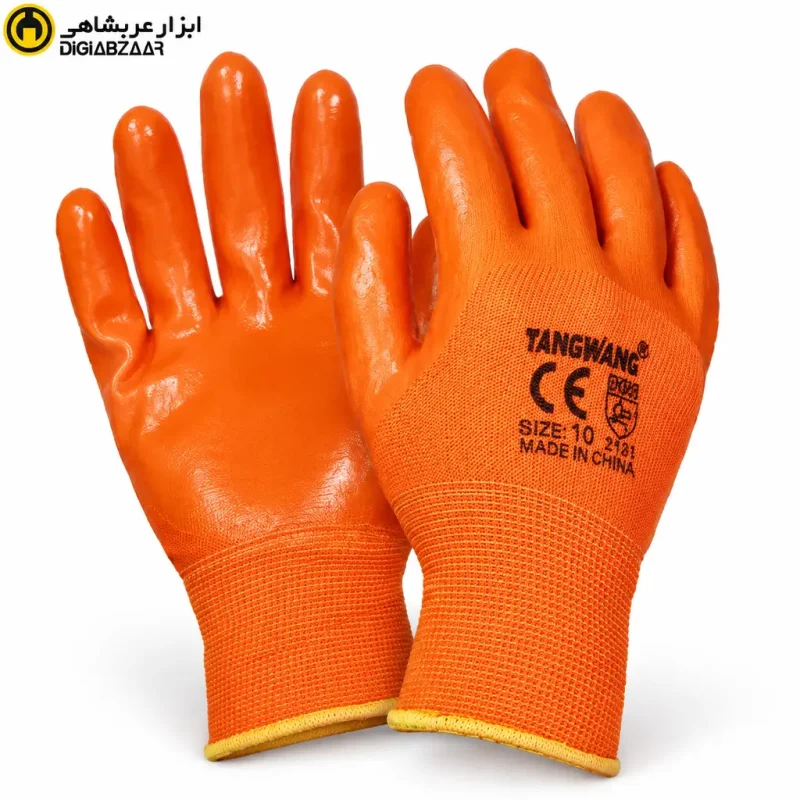دستکش ایمنی ژله ای تانگ وانگ سایز 10