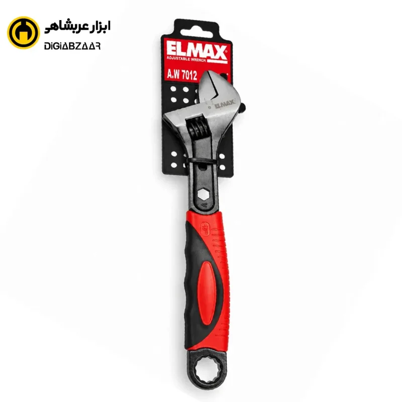 آچار فرانسه 12 اینچ روکشدار المکس مدل 7012 