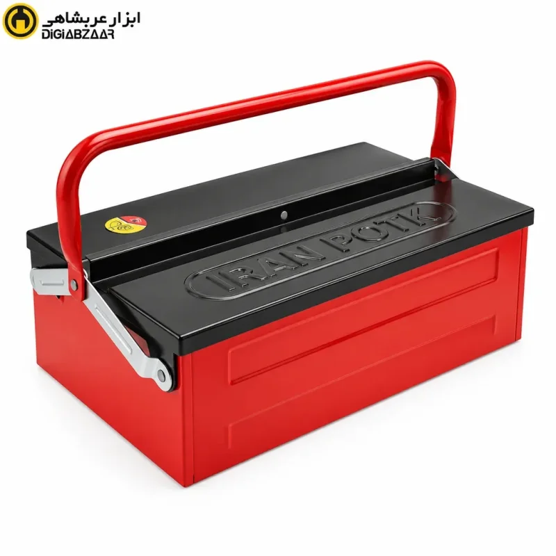 جعبه ابزار فلزی 1 طبقه 36 سانت ایران پتک