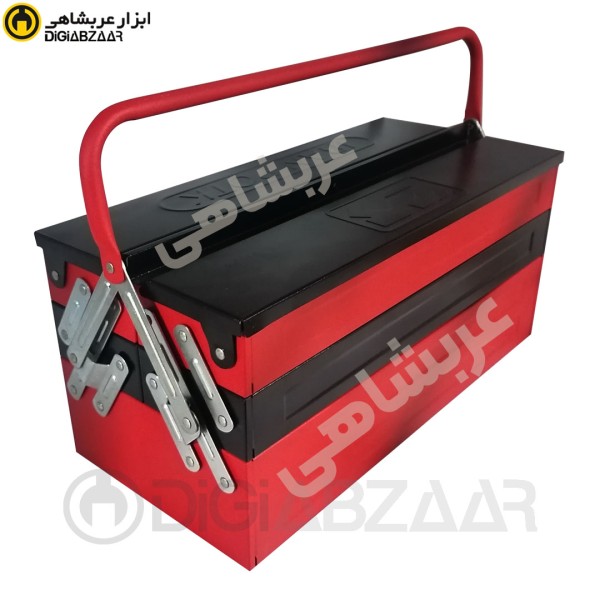جعبه ابزارفلزی سه طبقه ایران پتک مدل TG2110