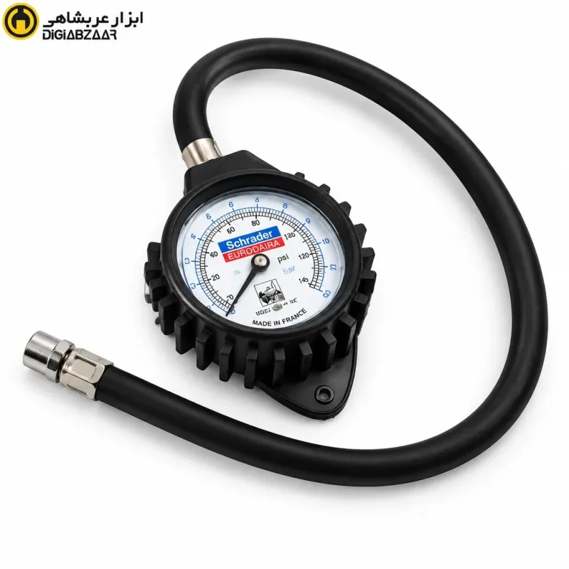 درجه باد شیلنگ کوتاه شرادر Schradder