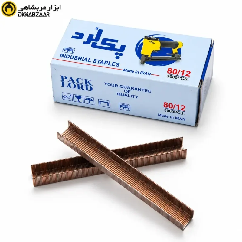 سوزن منگنه مسوار لرد پک سایز 80/12 بسته 5000 عددی