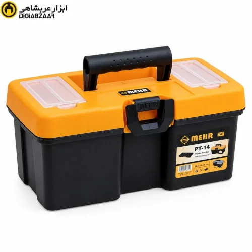 جعبه ابزار پلاستیکی مهر PT-14 سایز 14 اینچ